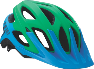 Шлем BBB Varallo MTB сине-зеленый ​​Это настоящий шлем BBB для MTB. Регулируемый козырёк защищает ваши глаза от солнца и грязи, а 18 вентиляционных отверстий обеспечивают комфорт. Идеально сочетается с джерси серии Gravity и шортами Element в самых разнообразных цветовых комбинациях, чтобы создать законченный образ настоящего байкера.