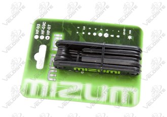 Складной набор инструментов MIZUMI HF-07 9 шт Складной набор инструментов MIZUMI HF-07 9 шт (2/2,5/3/4/5/6/T25/-/+) со звездчатым ключом